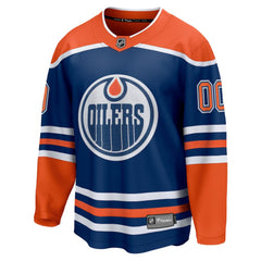 Edmonton Oilers Fanatics Home Breakaway Custom Jersey - Royal - NHL