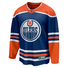 Edmonton Oilers Fanatics Home Breakaway Blank Jersey - Royal - NHL