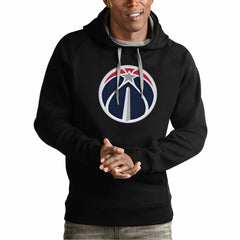 Washington Wizards Antigua Team Logo Victory Pullover Hoodie Black - NBA