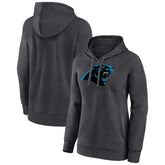 Carolina Panthers Women's Primary Logo Pullover Hoodie Charcoal | NFL