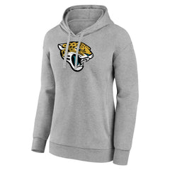 Jacksonville Jaguars Women's Primary Logo Pullover Hoodie Gray | NFL
