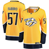 Dante Fabbro Nashville Predators Fanatics Women's Home Breakaway Player Jersey - Gold - NHL