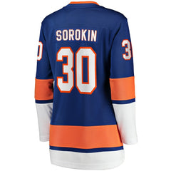 Ilya Sorokin New York Islanders Fanatics Women's Home Breakaway Player Jersey - Royal - NHL