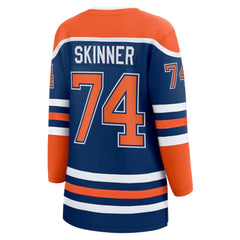 Stuart Skinner Edmonton Oilers Fanatics Women's Home Breakaway Player Jersey - Royal - NHL