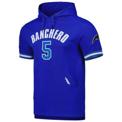 Paolo Banchero Orlando Magic Pro Standard Name & Number Short Sleeve Pullover Hoodie Royal - NBA