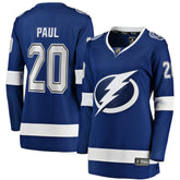 Nicholas Paul Tampa Bay Lightning Fanatics Women's Home Breakaway Player Jersey - Blue - NHL