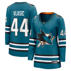 Marc-Edouard Vlasic San Jose Sharks Fanatics Women's Home Breakaway Player Jersey - Teal - NHL