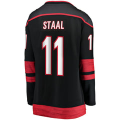 Jordan Staal Carolina Hurricanes Fanatics Women's Home Captain Patch Breakaway Player Jersey - Black - NHL