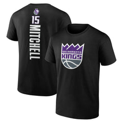 Davion Mitchell Sacramento Kings Playmaker Name & Number T-Shirt Black - NBA