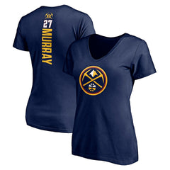 Jamal Murray Denver Nuggets Women's Playmaker Name & Number V-Neck T-Shirt Navy - NBA