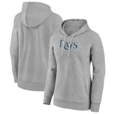 Tampa Bay Rays Women's Distressed Team Pullover Hoodie - MLB