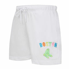 Boston Red Sox Pro Standard Women's Washed Neon Shorts - MLB