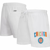 Chicago Cubs Pro Standard Women's Washed Neon Shorts - MLB