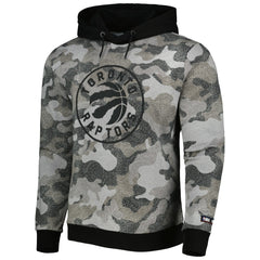Toronto Raptors Hugo Boss Camo Pullover Hoodie Black - NBA