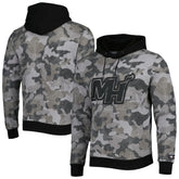 Miami Heat Hugo Boss Camo Pullover Hoodie Black - NBA