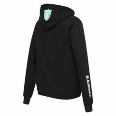 Las Vegas Raiders Pro Standard Women's Neon Fleece Pullover Hoodie Black | NFL