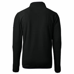 Detroit Lions Cutter & Buck Cascade Eco Sherpa Fleece Big & Tall Quarter-Zip Throwback Jacket Black | NFL