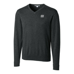 New York Giants Cutter & Buck Throwback Logo Lakemont Tri-Blend Big & Tall V-Neck Pullover Sweater Heather Charcoal | NFL