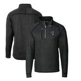 Indianapolis Colts Cutter & Buck Mainsail Sweater-Knit Big & Tall Half-Zip Pullover Jacket Heather Charcoal | NFL