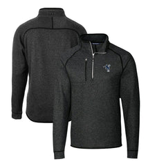 Indianapolis Colts Cutter & Buck Mainsail Sweater-Knit Big & Tall Half-Zip Pullover Jacket Heather Charcoal | NFL