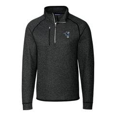 Indianapolis Colts Cutter & Buck Mainsail Sweater-Knit Big & Tall Half-Zip Pullover Jacket Heather Charcoal | NFL