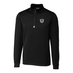 Las Vegas Raiders Cutter & Buck Throwback Logo Traverse Stretch Quarter-Zip Big & Tall Pullover Top Black | NFL
