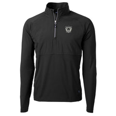 Las Vegas Raiders Cutter & Buck Adapt Eco Knit Hybrid Recycled Quarter-Zip Throwback Pullover Top Black | NFL