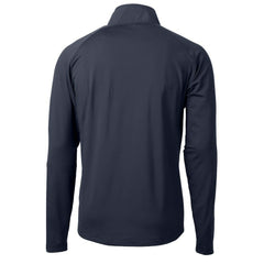 Los Angeles Chargers Cutter & Buck Adapt Eco Knit Hybrid Recycled Quarter-Zip Throwback Pullover Top Navy | NFL