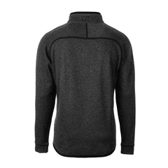Seattle Seahawks Cutter & Buck Throwback Logo Mainsail Sweater-Knit Half-Zip Pullover Jacket Heather Charcoal | NFL