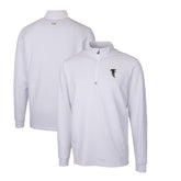 Atlanta Falcons Cutter & Buck Throwback Logo Traverse Stretch Quarter-Zip Pullover Top White | NFL