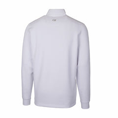 Detroit Lions Cutter & Buck Throwback Logo Traverse Stretch Quarter-Zip Pullover Top White | NFL