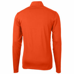 Tampa Bay Buccaneers Cutter & Buck Throwback Logo Virtue Eco Pique Recycled Quarter-Zip Pullover Top Orange | NFL