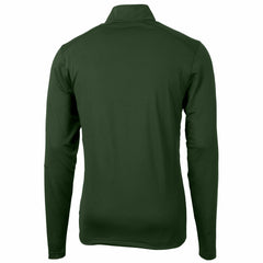 Green Bay Packers Cutter & Buck Throwback Logo Virtue Eco Pique Recycled Quarter-Zip Pullover Top Green | NFL