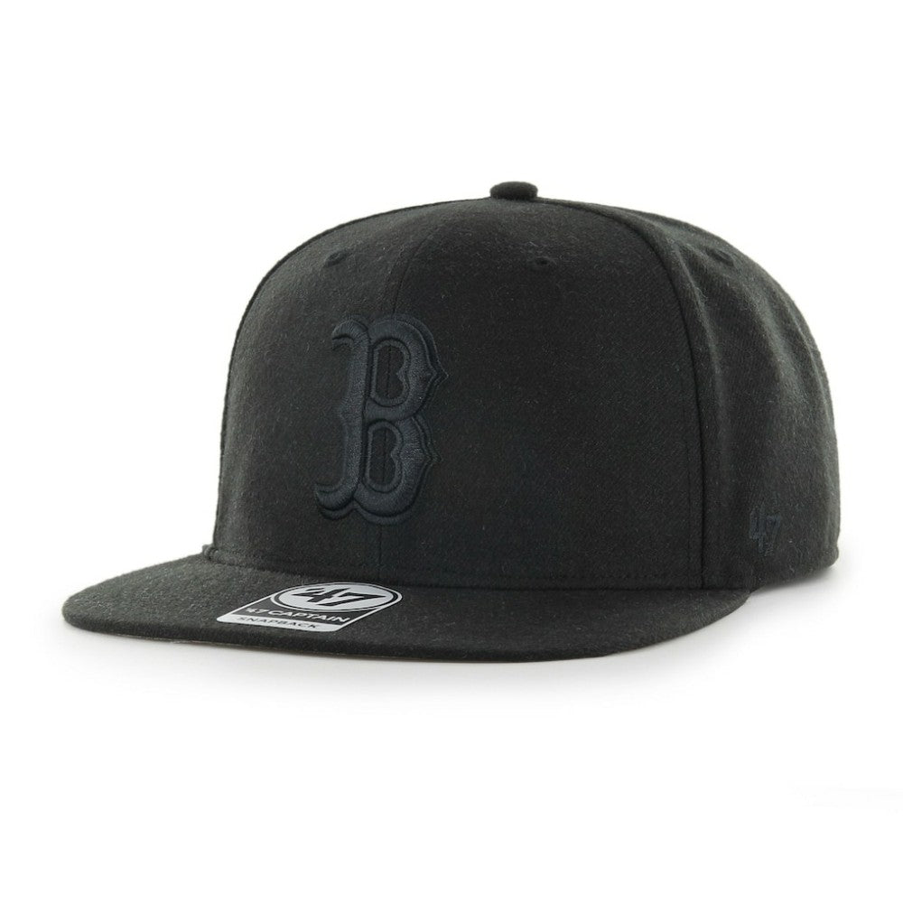 Boston Red Sox '47 Primary Team Logo Snapback Adjustable Hat – Black Hats - MLB