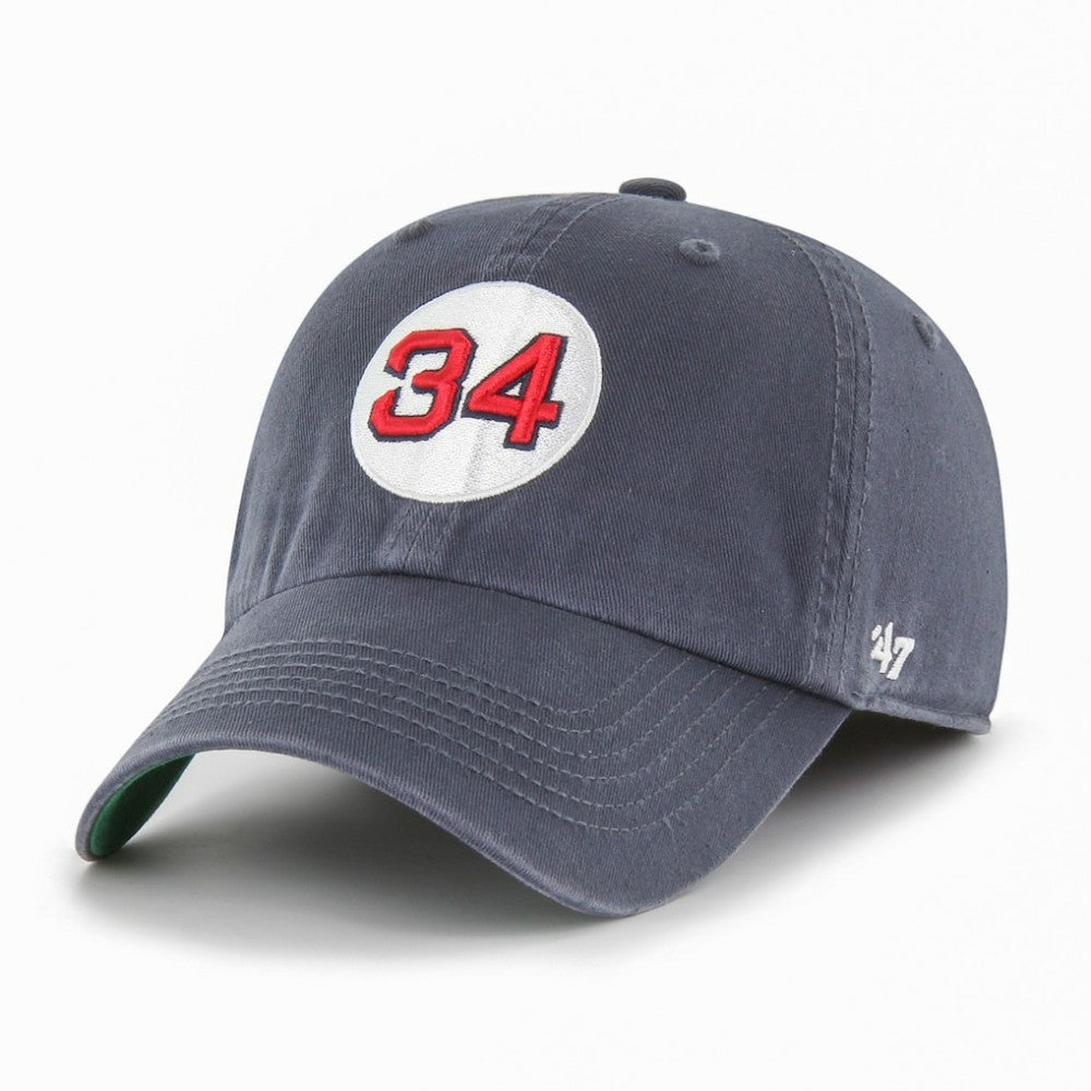 Boston Red Sox '47 Primary Team Logo David Ortiz #34 Fitted Franchise Hat - MLB