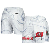Tampa Bay Buccaneers Pro Standard Allover Marble Print Shorts White | NFL