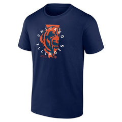 Chicago Bears Route Runner T-Shirt Navy | NFL