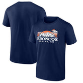Denver Broncos Route Runner T-Shirt Navy | NFL