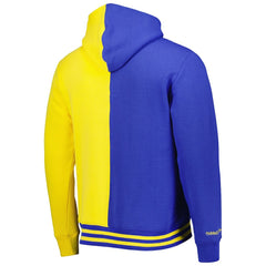 Golden State Warriors Hardwood Classics Split Pullover Hoodie Royal/Gold - NBA