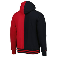Philadelphia 76ers Hardwood Classics Split Pullover Hoodie Black/Red - NBA