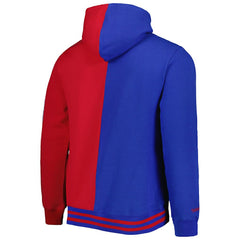 Philadelphia 76ers Hardwood Classics Split Pullover Hoodie Royal/Red - NBA