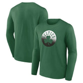 Boston Celtics Gradient Logo Long Sleeve T-Shirt Kelly Green - NBA