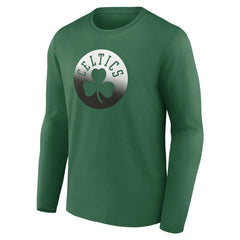 Boston Celtics Gradient Logo Long Sleeve T-Shirt Kelly Green - NBA
