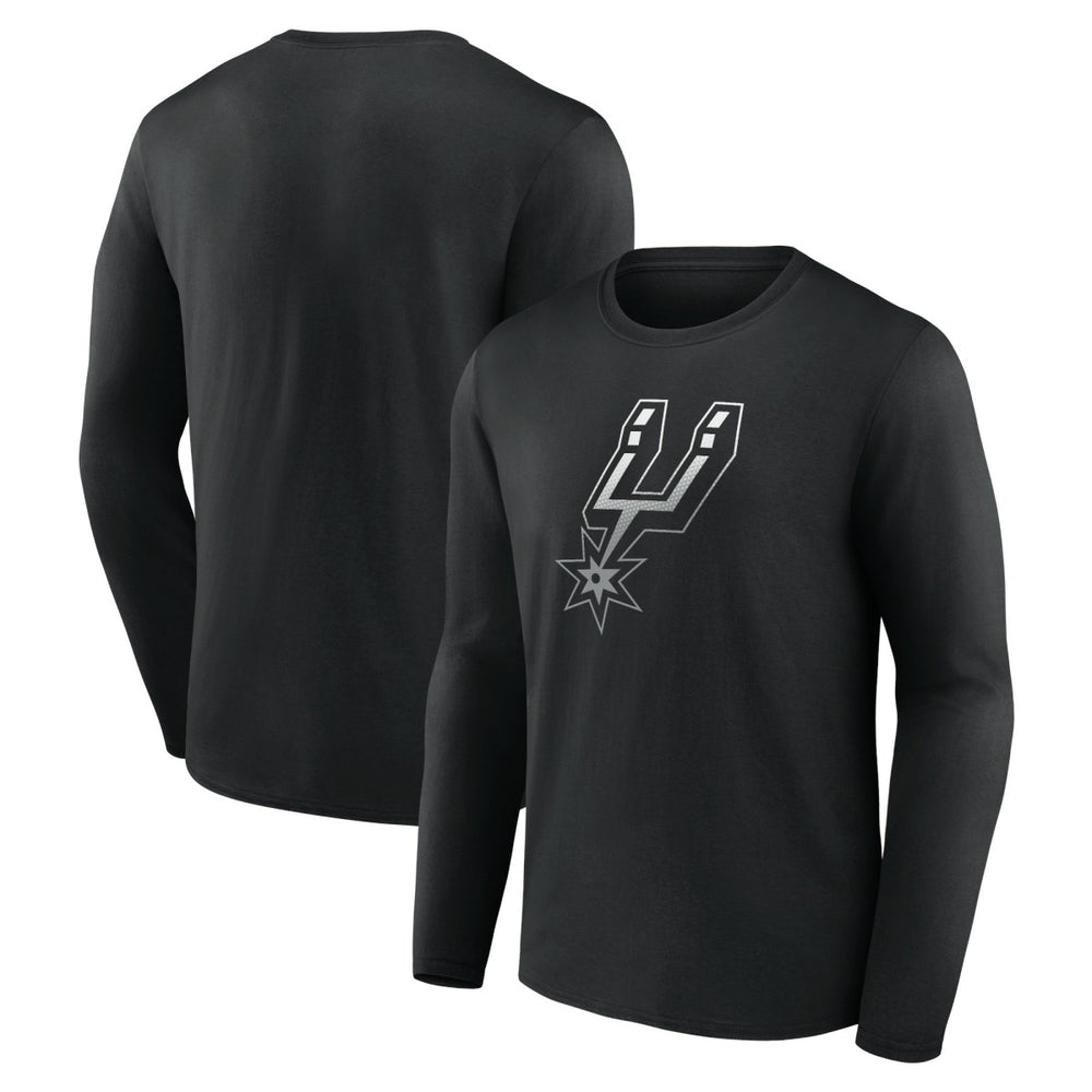 San Antonio Spurs Gradient Logo Long Sleeve T-Shirt Black - NBA