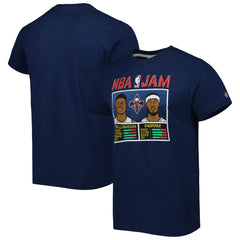 Zion Williamson & Brandon Ingram New Orleans Pelicans Homage NBA Jam Tri-Blend T-Shirt Navy - NBA