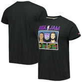 De'Aaron Fox & Domantas Sabonis Sacramento Kings Homage NBA Jam Tri-Blend T-Shirt Charcoal - NBA
