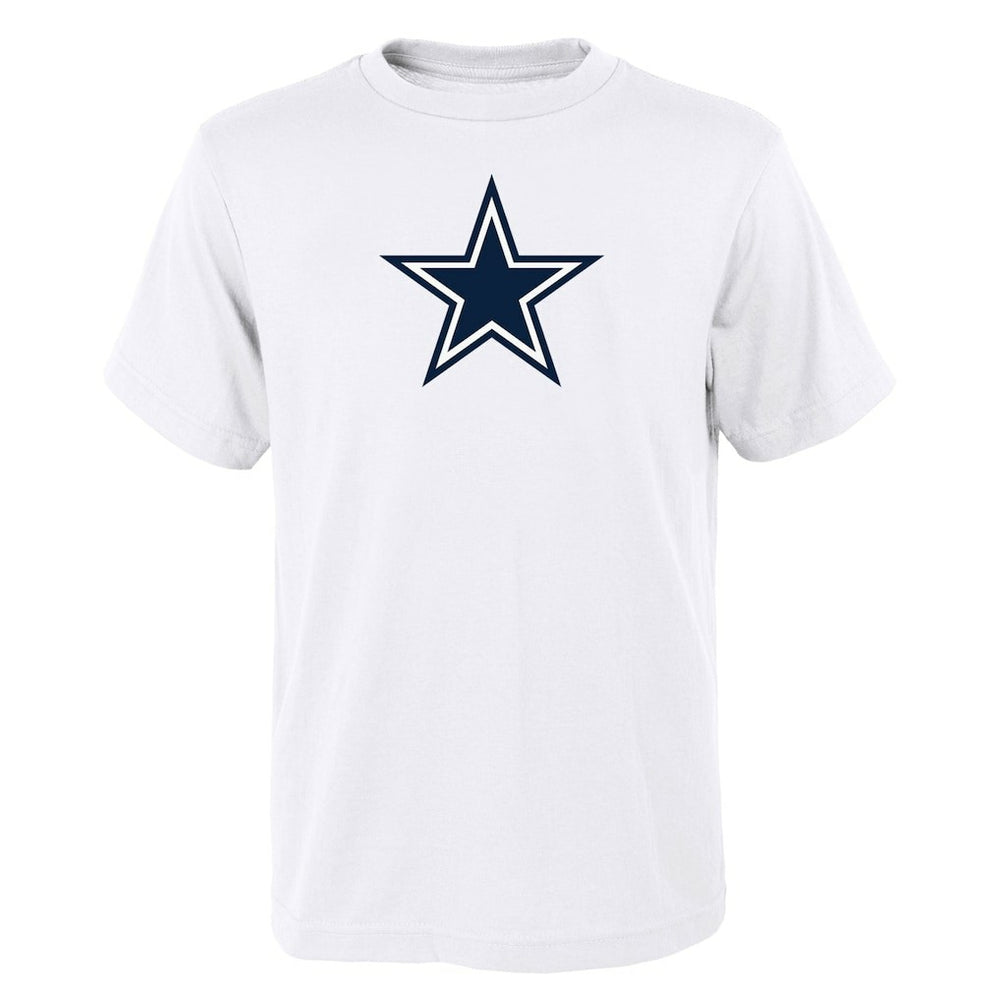 Dallas Cowboys Outerstuff Youth Primary Logo T-Shirt White | NFL