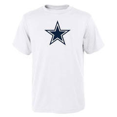 Dallas Cowboys Outerstuff Youth Primary Logo T-Shirt White | NFL