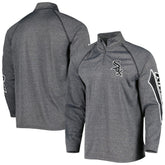 Chicago White Sox Stitches Wordmark Raglan Quarter-Zip Top - MLB