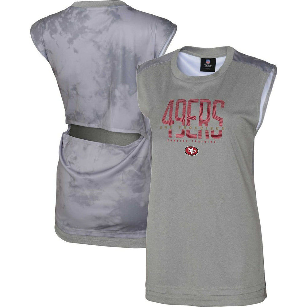 San Francisco 49ers Women's No Sweat Tank Top Gray | NFL